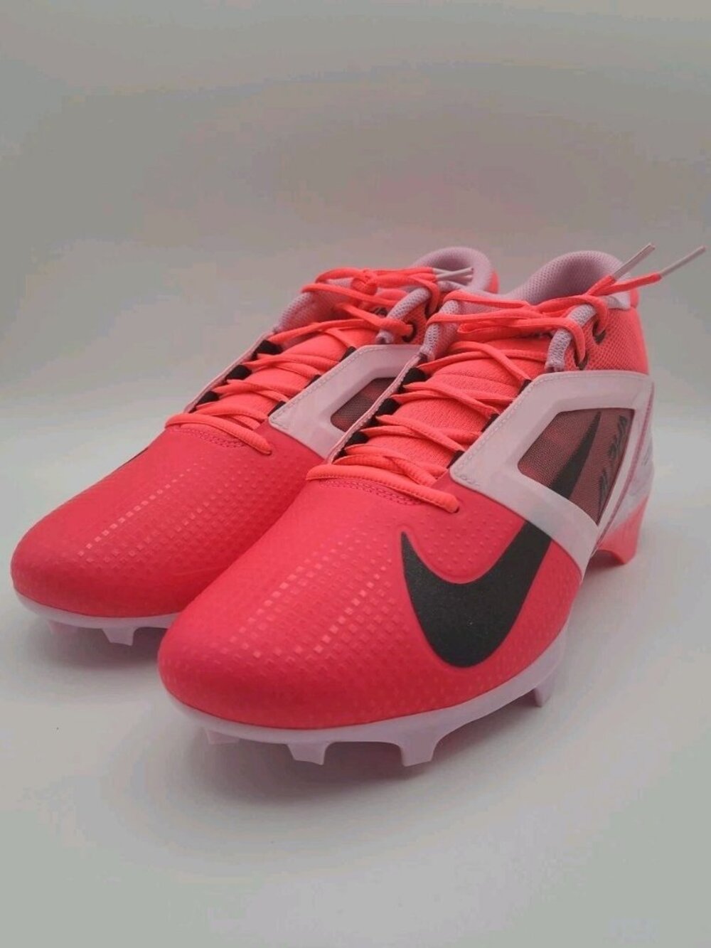 Nike Alpha Menace 4 Pro NRG Mens Size 10.5 Racer Pink Football Cleats HJ4568-600 - Picture 2 of 8